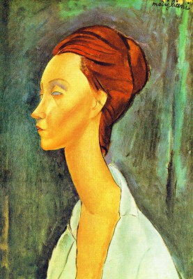 Modigliani portret Luni Czechowskiej reprodukcja